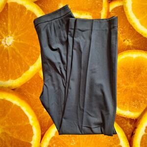 NWT Liz Claiborne Lizsport Women's Black Stain Resistant Pleated‎ Pant Size 12